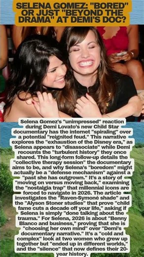 Selena Gomez BORED at Demi Lovato’s Movie? ߙߎ #SelenaGomez #demilovato