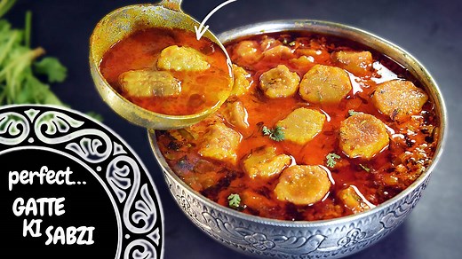 Detailed recipe with tips to prepare Rajasthan's authentic Gatte ki Sabzi. :) | Papa Mummy Kitchen