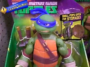 teenage mutant ninja turtles toys: Battle Shell Action Figures - Weapons in a Half Shell!! TMNT Toys