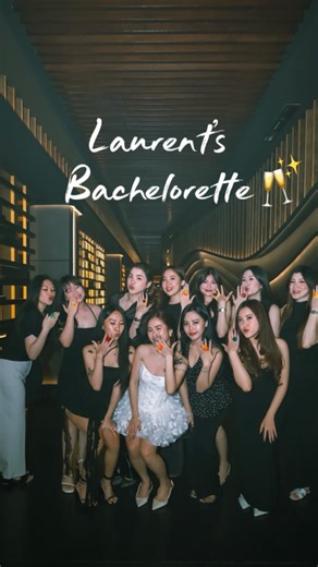 Laurent Felicia on Instagram: "bride’s last fling with her favorite girls 💕✨ — @noya_ent dress from @lsgouw.rent hairdo by @natzhairbeautystudio 📸 @sallskys"