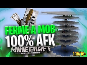 FERME A MOB 100% AFK MINECRAFT 1.15/1.16 JAVA + BEDROCK EDITION
