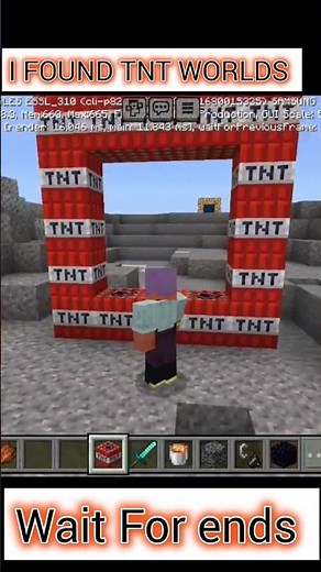 I Make a TNT portal in a respspawn A TNTbworlds #shortsfeed #viralreels #shortsfeed