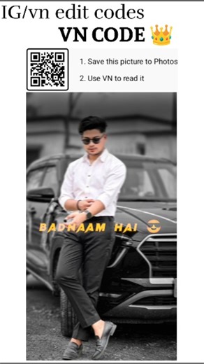 vn edit codes | Trending VN CODE 🔥USE THIS SOUND 👇 Step 1: Take a screenshot of this reel Step 2: Open VN Video editor app Step 3: Click on the in top of... | Instagram