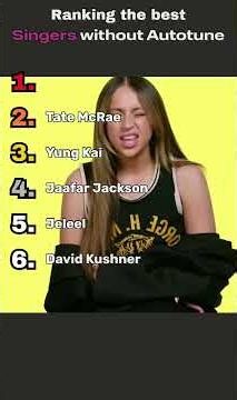 Ranking the best Singers without Autotune