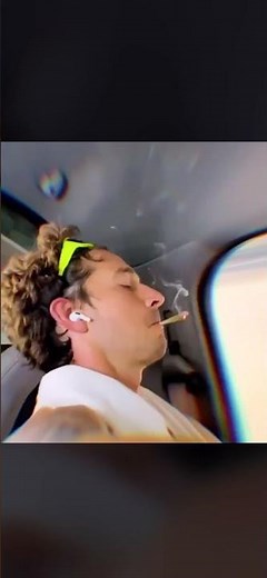 Shia LaBeouf as Jeff Spicoli from Fast Times at Ridgemont High jams out to "The Mighty Smoking Call"
