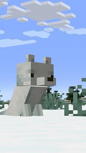 Minecraft on Instagram: "For mobs like the fox and rabbit, it’s a battle for survival in the cold biomes of the Overworld. Watch The Great Wild in full on our YouTube channel."
