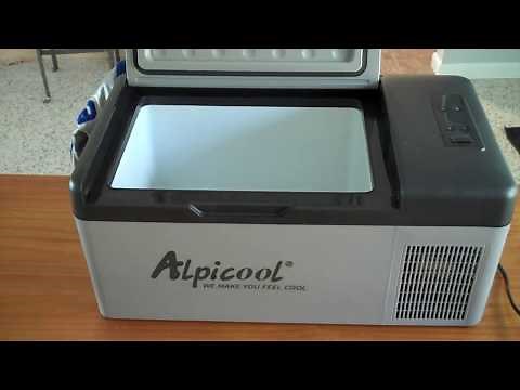 How to use the Alpicool control panel (C15/C20, others...) - Fahrenheit units.
