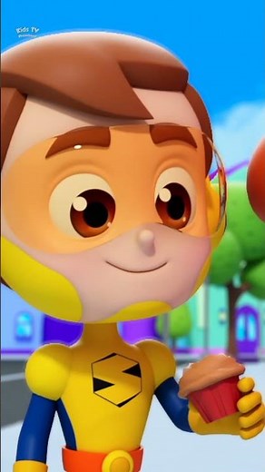 Muffine Man #shorts #nurseryrhymes #muffins #kidssongs #muffinmansong #muffinman