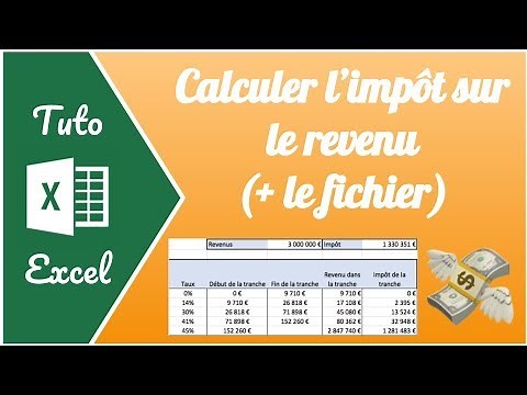 Calculer les différentes tranches d'impôt sur le revenu sur Excel