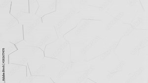 white background with geometric cracks in motion - seamless looping (FULL HD)