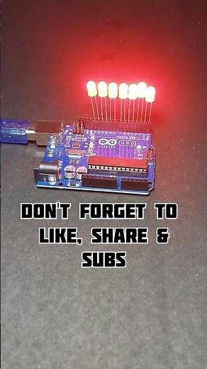 Making a amazing led light chaser using Arduino #arduinoproject #diy