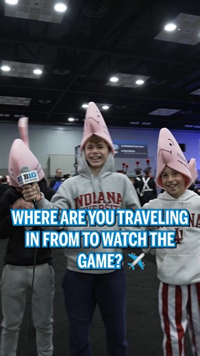 The B1G season ends in Indy... Check out how far these #B1GFootball fans traveled to watch their team in the #B1GFCG 👀 | Big Ten Network