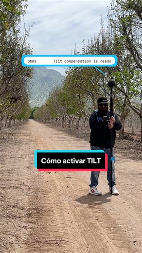 Asi de facil es activar el TILT en tu receptor Reach RS3 💥 #emlid #topografía #geomensura #tecnologia #gps #contruction #urbanismo #surveying