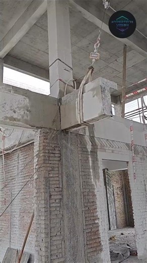 Precision Concrete Removal: The Power of the Diamond Wire Saw #oddlysatisfying #construction