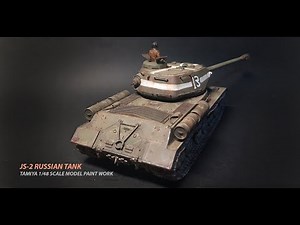 타미야 제이에스2 TAMIYA 1/48 JS-2 Russian Tank Part2