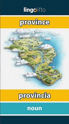 🇬🇧🇪🇸 province - provincia : learn English : aprendamos inglés : vocabulary builder