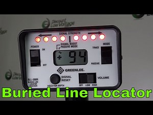 Greenlee BLL 200 for tracking and locating Buried Lines - Unboxing