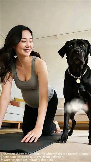 瑜伽課上的休息時間，狗狗一刻也不得安寧！#funny #cute #baby #dog #pets #pregnant #animals #doglife #puppy