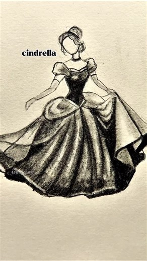 Snow White vs Cinderella 👑 Dress Drawing Challenge | Who Wore It Better? #drawing #tutorial #art