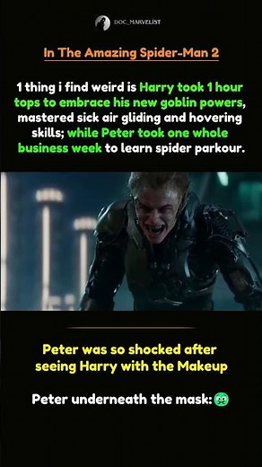 How did Harry Goblin learned his skillset so fast? #spiderman #greengoblin
