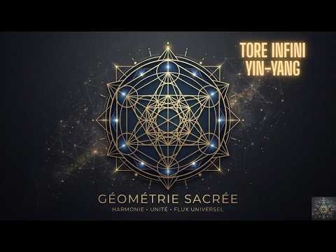 Géometrie Sacrée Tore infini yin yang