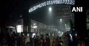 CAA protests: People stage late night protest against Delhi Police outside police HQ at ITO