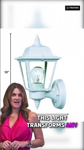 Upgrade Your Exterior with This Elegant White Outdoor Wall Light!
