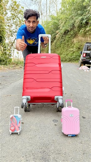 New Duita Suto Suitcase toy vs akta Boro Suitcase red Unboxing Testing 😱✅