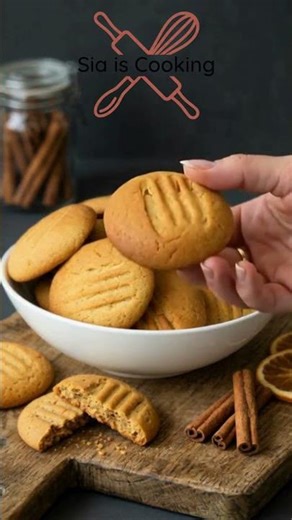 Κουλουράκια Κανέλας με Πορτοκάλι | Χωρίς Αυγά & Βούτυρο #shorts