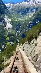 Insane ride in Gelmerbahn canton Bern, Switzerland 🇨🇭😍 . © amir_asani13 | 3:00 ΔΜ