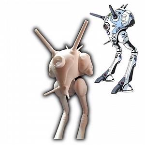 Zentraedi Battle Pod Regult Fixed Model 6.3in DIY Model Kits Macross Robotech - Etsy