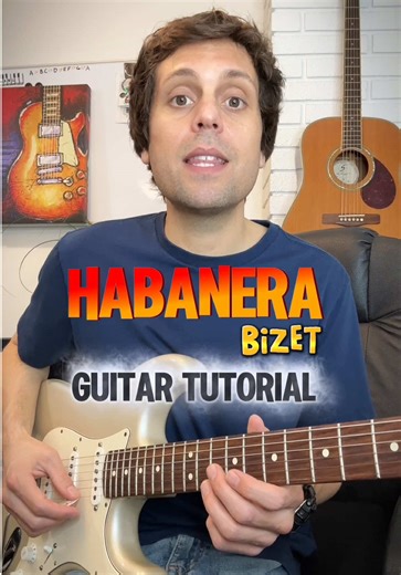 Habanera Easy Guitar Tutorial for Beginners