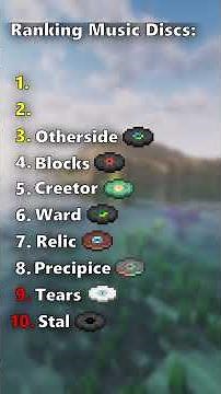 Ranking Minecraft Music Discs 2025