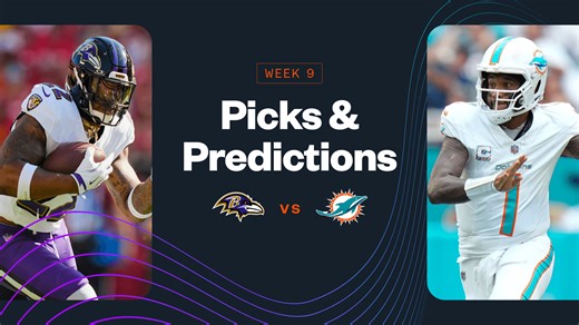 Ravens vs Dolphins Predictions, Picks & Best Bets for Thursday Night Football Tonight