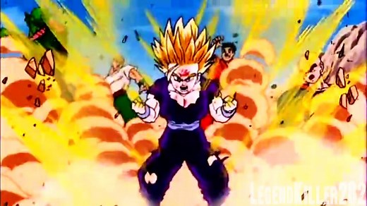 DBZ Uncut: Gohan Goes SSJ2 Against Super Pefect Cell【720p HD】