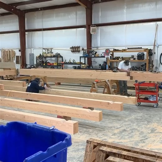 Mortise, tenon, and teamwork. The recipe for every project we build. #Craftsmanship #FrameWorkPlus | Frame Work Plus, Inc