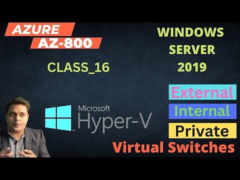 How to configure Virtual Switches in Hyper-v Server 2019 ! External , Internal and Private Switch !
