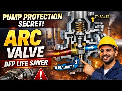 Why ARC Valve is Important in Boiler Feed Pump? | Complete Working Explained
