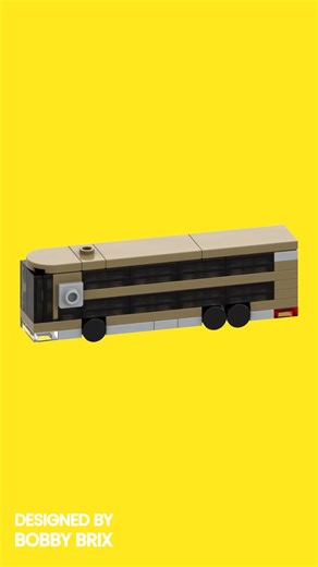Build a LEGO Micro Double Decker Coach MOC!