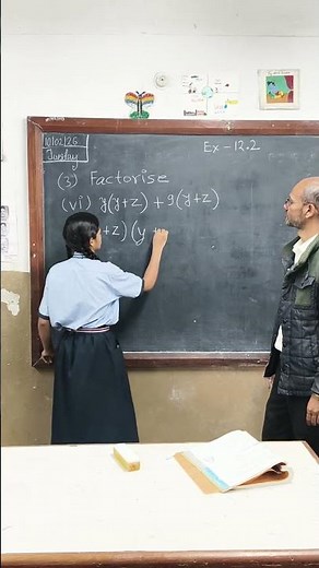 class 8th Maths Chapter 12 Factorisation, exercise 12.2 question number 3(6), maths by Arun Sir
