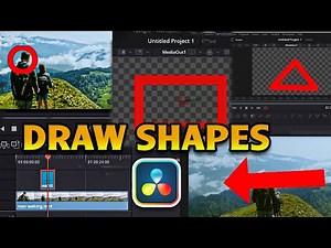 How to Draw shapes in Davinci Resolve