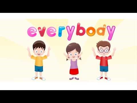 Okul Öncesi ilköğretim İngilizce Çocuk Şarkıları open close everybody pre-school english song