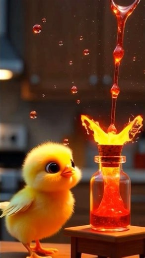 Chikki and the Mini Volcano#3danimation #moralstories