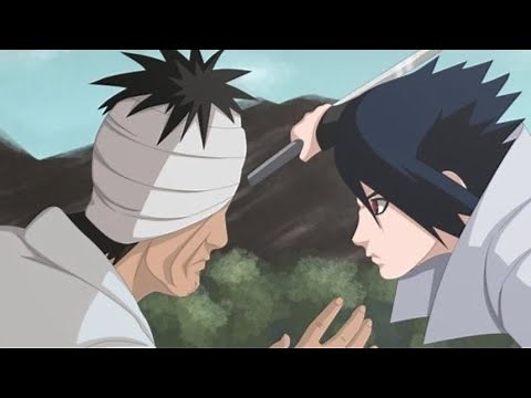 Sasuke fighting to Danzo ..Naruto shippuden episode - 209 ..full fight in English dub at Full HD