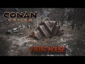 HOW TO BUILD A VIKING HOUSE [TIMELAPSE] - CONAN EXILES