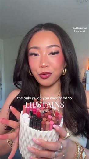 GUIDE TO LIPSTAINS bc i love them and u should too!! (i forgot wonderskin but id put around 5 fs) @SACHEU Beauty US @Hard Candy @Makeup Revolution @e.l.f. Cosmetics @Benefit Cosmetics @Kylie Cosmetics @Summer Fridays @NYX Professional Makeup @laneigeca @COVERGIRL @Huda Beauty #lipstain #lippies #lipstains #makeuptips