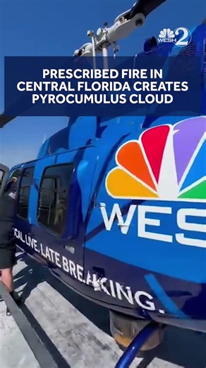 Prescribed burn in Lake County creates pyrocumulus cloud