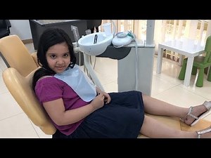 شفا أول مرة تخلع سنها عند دكتور الاسنان !!!