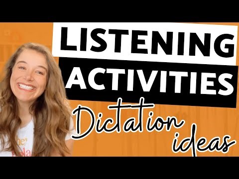 Spanish Listening Exercises for Beginners: Dictation Listening Practice Activities