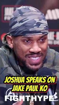 Anthony Joshua SPEAKS on Jake Paul KNOCKOUT: “I TOOK HIS SOUL” 😱